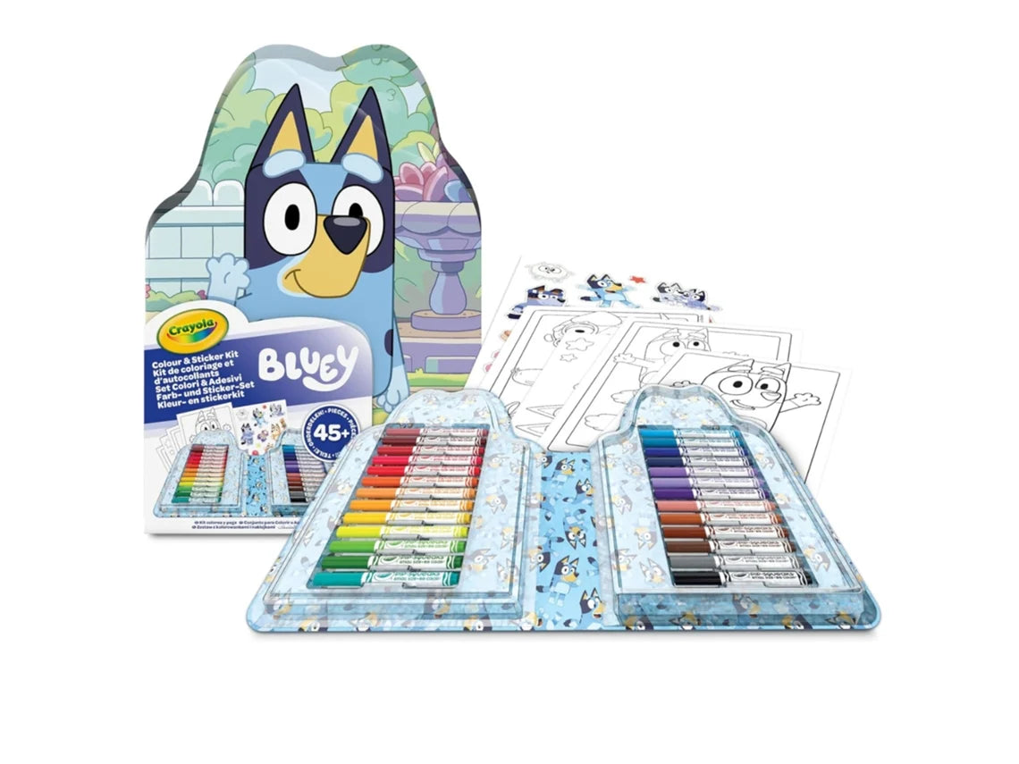 Crayola Valigetta Colori & Adesivi Bluey