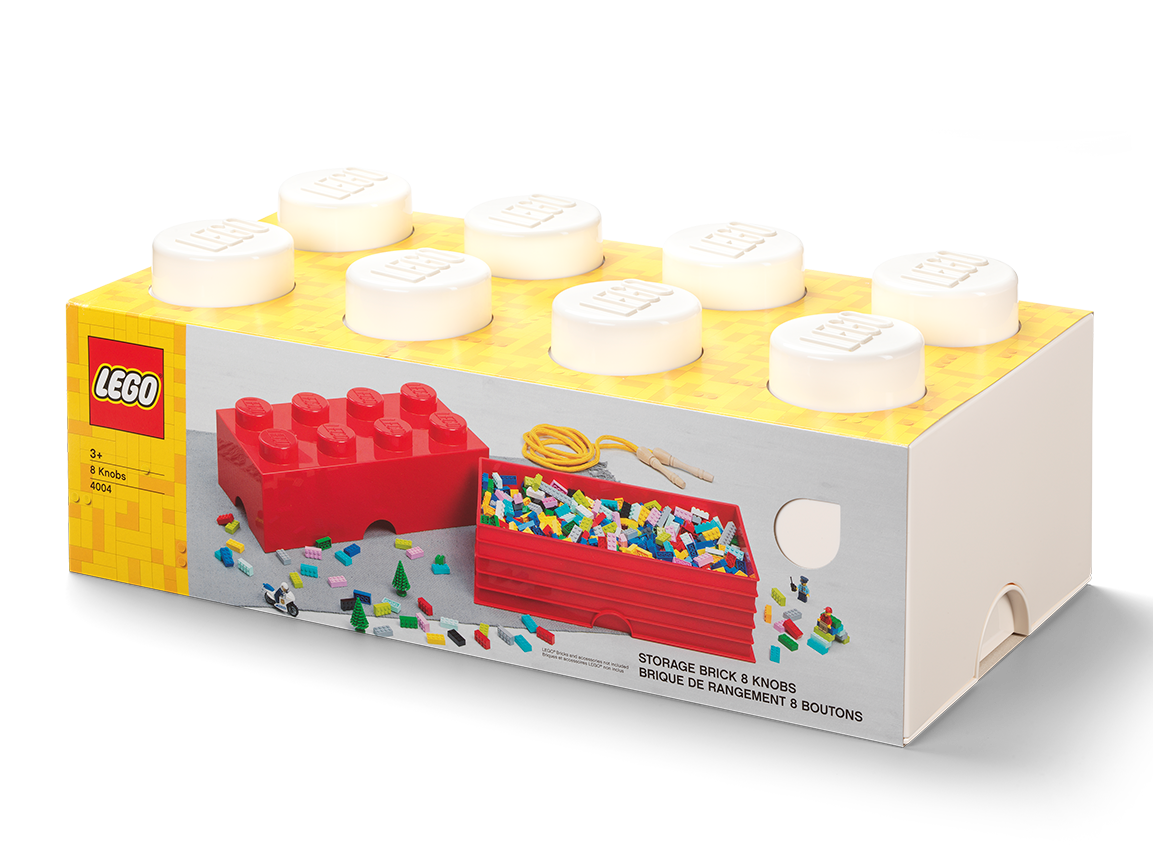 LEGO Storage Brick 8 Bianco