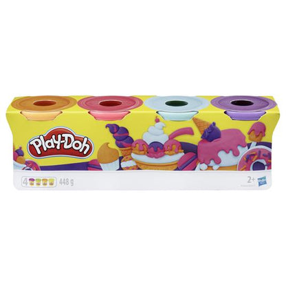 Play-Doh Set di 4 vasetti (E4869ES0) pasta da modellare