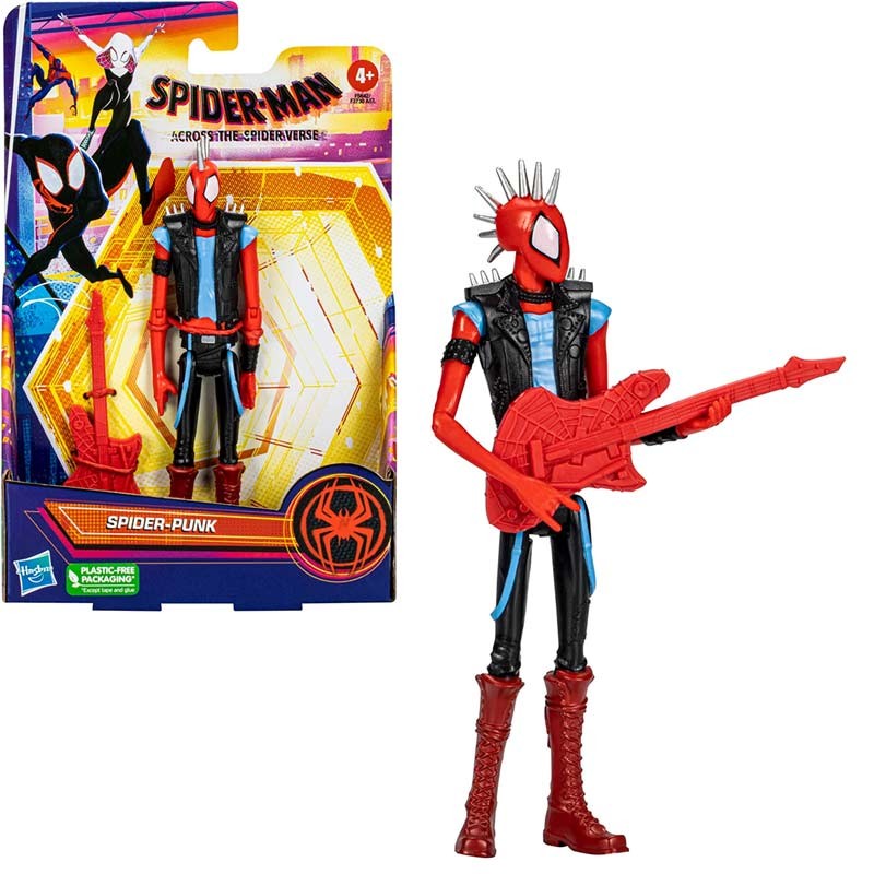 Spider-man personaggio spider-punk 15 cm | Hasbro