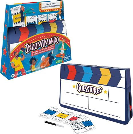 Indomimando (Gioco in scatola, Hasbro Gaming, nuova versione in italiano) gioco dei mimi per famiglie
