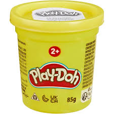 Play-Doh Vasetto singolo,Colore Giallo,Hasbro,Eta 2+
