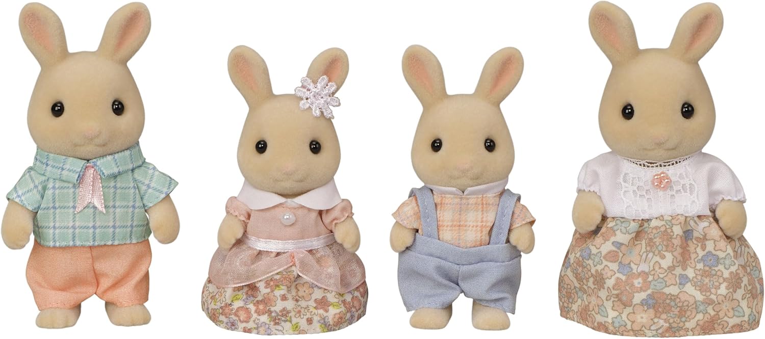 Famiglia Coniglio Latte  Sylvanian Families