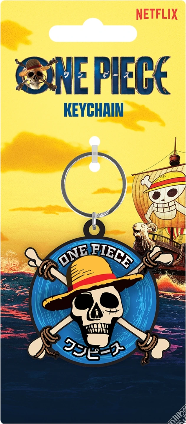 One Piece - Portachiavi Spinner Straw Hat Crew