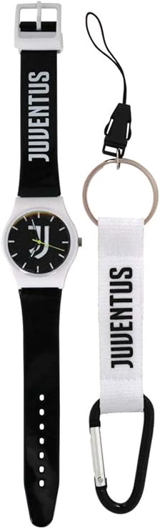 Juventus PRODOTTO UFFICIALE PORTACHIAVI + OROLOGIO IN BLISTER