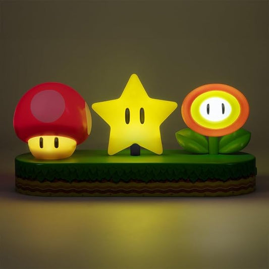 Paladone Lampada Super Mario Symbols