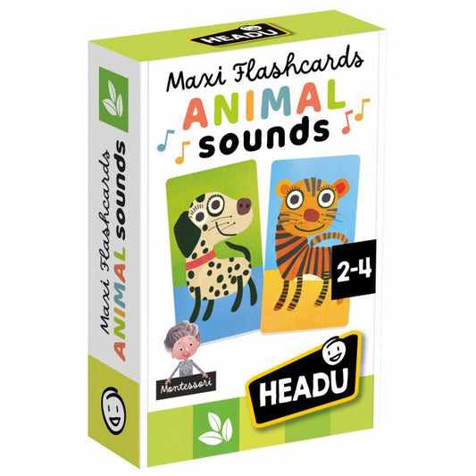 Maxi Flashcards Montessori Ani Headu 1-4 anni