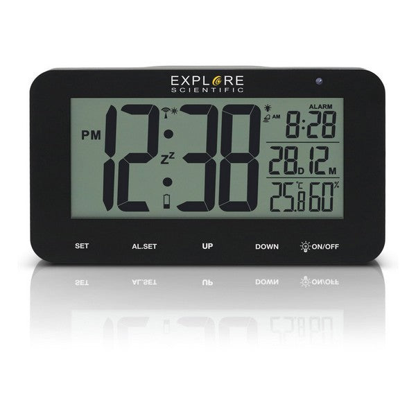 Explore Scientific RDC-1004 Sveglia LCD Nera