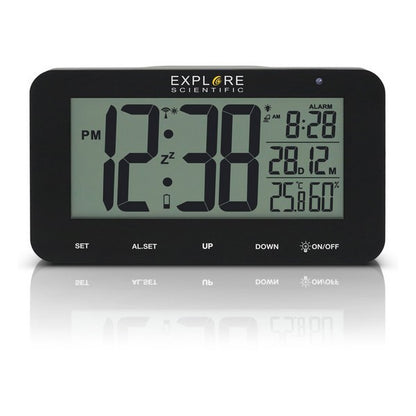 Explore Scientific RDC-1004 Sveglia LCD Nera