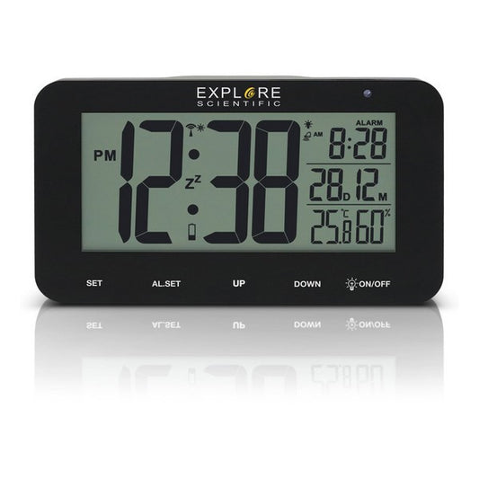 Explore Scientific RDC-1004 Sveglia LCD Nera