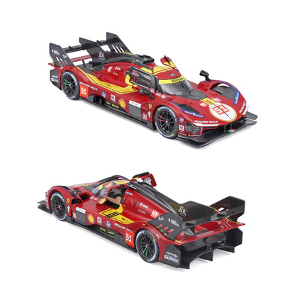 Bburago Ferrari 499 P 24H LMH Hypercar 2025 1:64 #51 #83