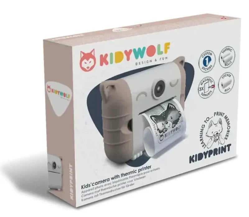 Kidywolf Fotocamera Con Stampante ROSA