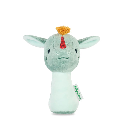 Sonaglio Piou Joe Green- Sonaglio in tessuto - Giocattolo educativo per la prima infanzia - Lilliputiens