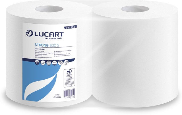 Lucart Carta Strong Super 800 - Confezione 2 Rotoli
