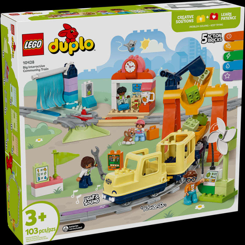 Lego 10428 Grande treno comunitario interattivo DUPLO Town