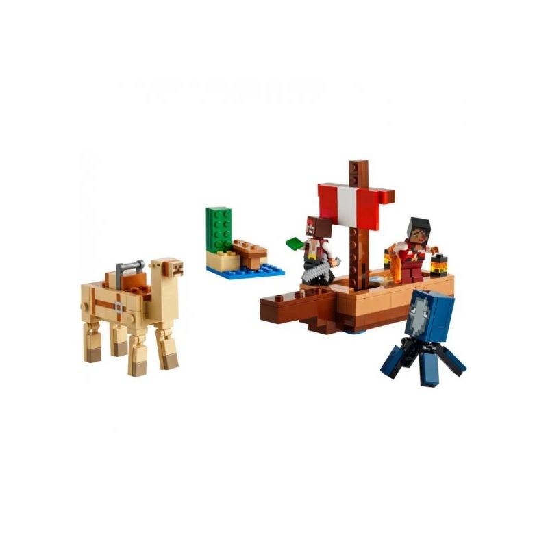 Lego Minecraft 21259 Il Viaggio Del Galeone Dei Pirati,