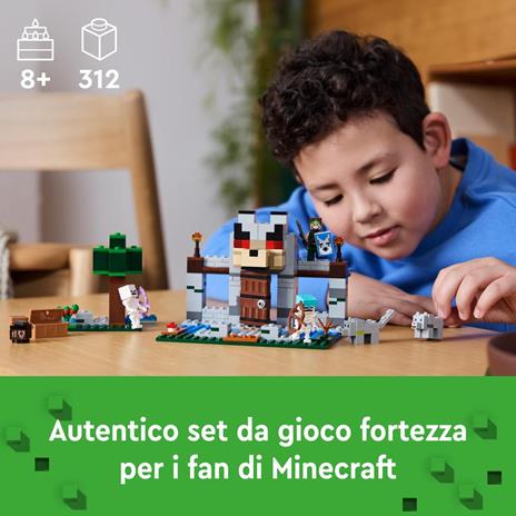 Lego Minecraft 21261 Il Castello Del Lupo