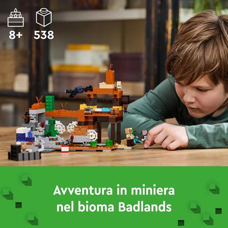 Lego Minecraft 21263 La Miniera Delle Badlands,
