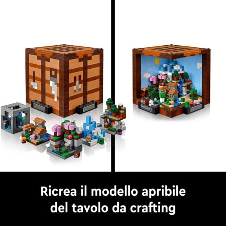 Lego Minecraft 21265 Banco Da Lavoro,
