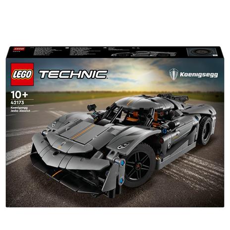 Lego Technic 42173 Hypercar Koenigsegg Jesko Absolut Grigia,