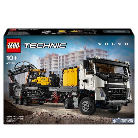 Lego Technic 42175 Autocarro Volvo Fmx Ed Escavatore Elettrico Ec230