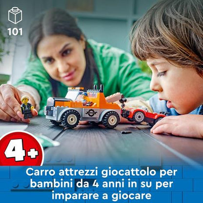 Lego City 60435 Autogrù E Officina Auto Sportive