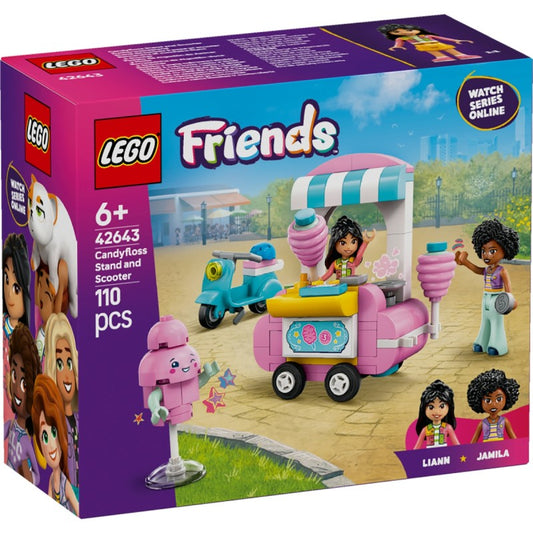Lego 42643 Bancarella di zucchero filato e scooter LEGO Friends