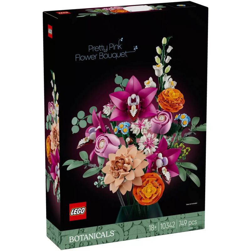 Lego 10342 Bouquet di fiori rosa Botanicals