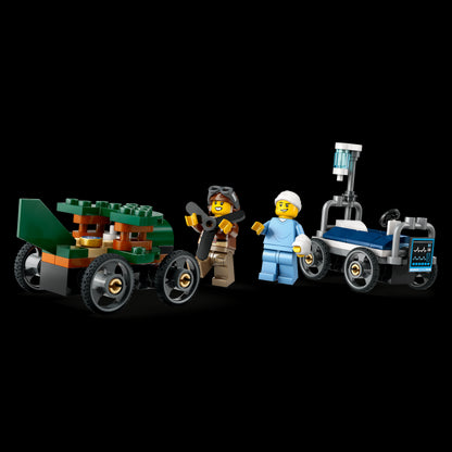 Lego 60459 Pack veicoli da corsa: aereo contro letto d’ospedale City Great Vehicles