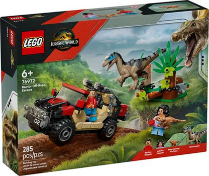 LEGO Jurassic World (76972). Fuga dal Raptor sul fuoristrada