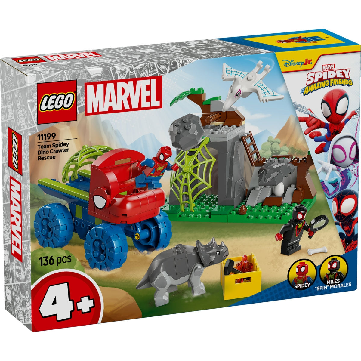 Lego 11199 Team Spidey: salvataggio su dino-ruspa Spidey