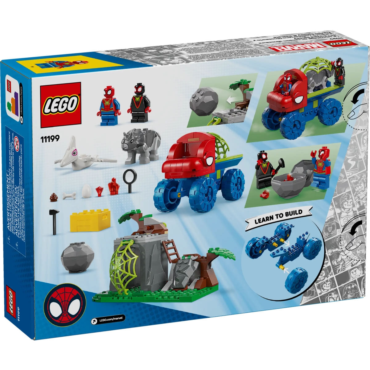 Lego 11199 Team Spidey: salvataggio su dino-ruspa Spidey
