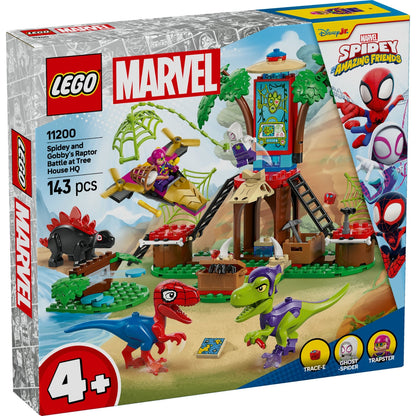 Lego 11200 Battaglia con il raptor al quartier generale sull’albero di Spider-man e Gobby Spidey