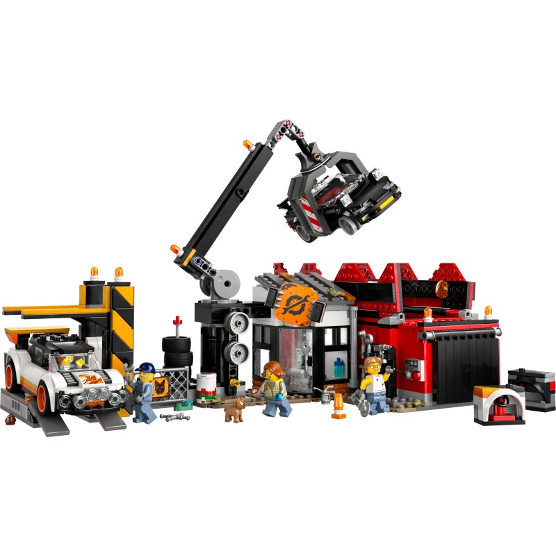Lego 60472 Sfasciacarrozze con auto My City
