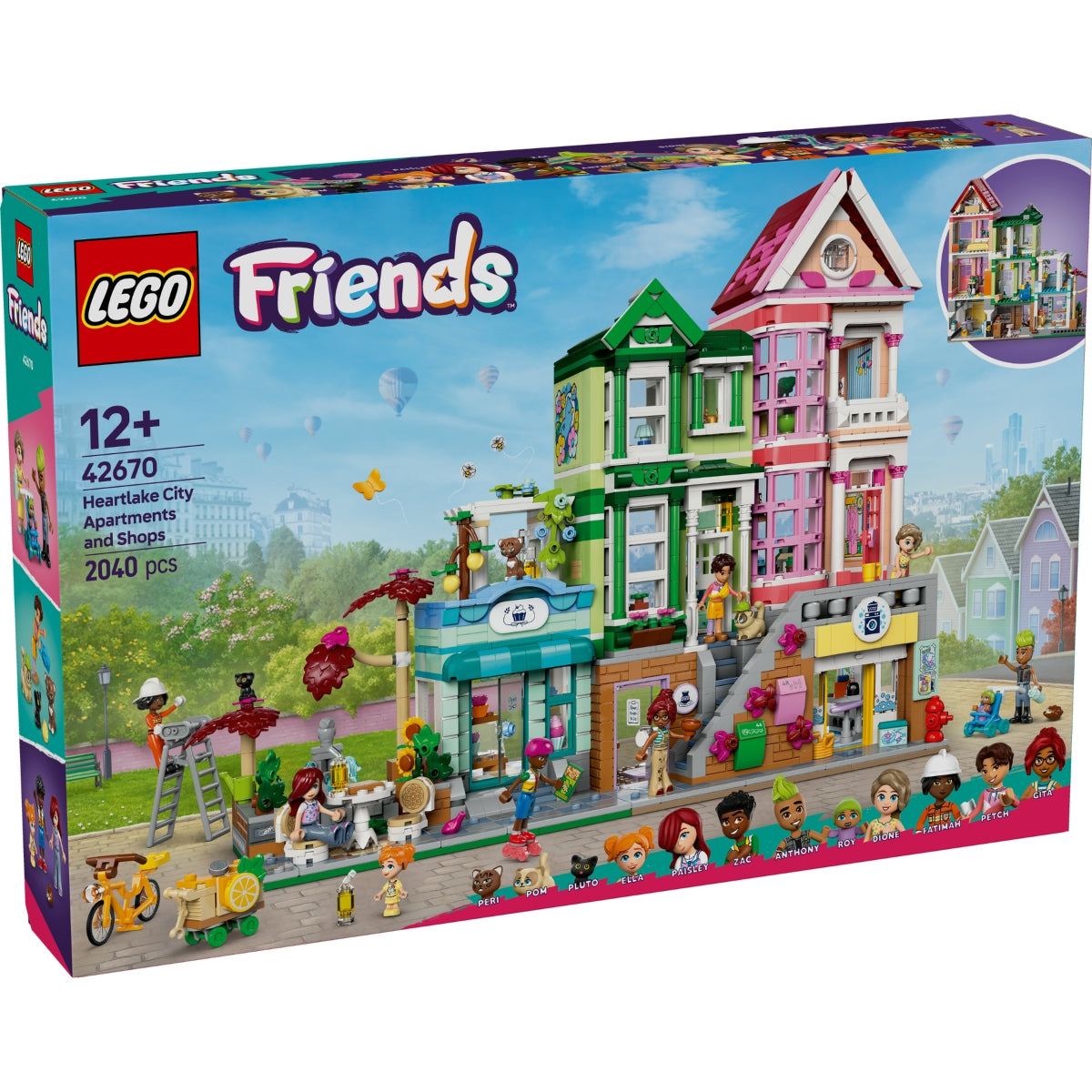 Lego Friends (42670). Appartamenti E Negozi