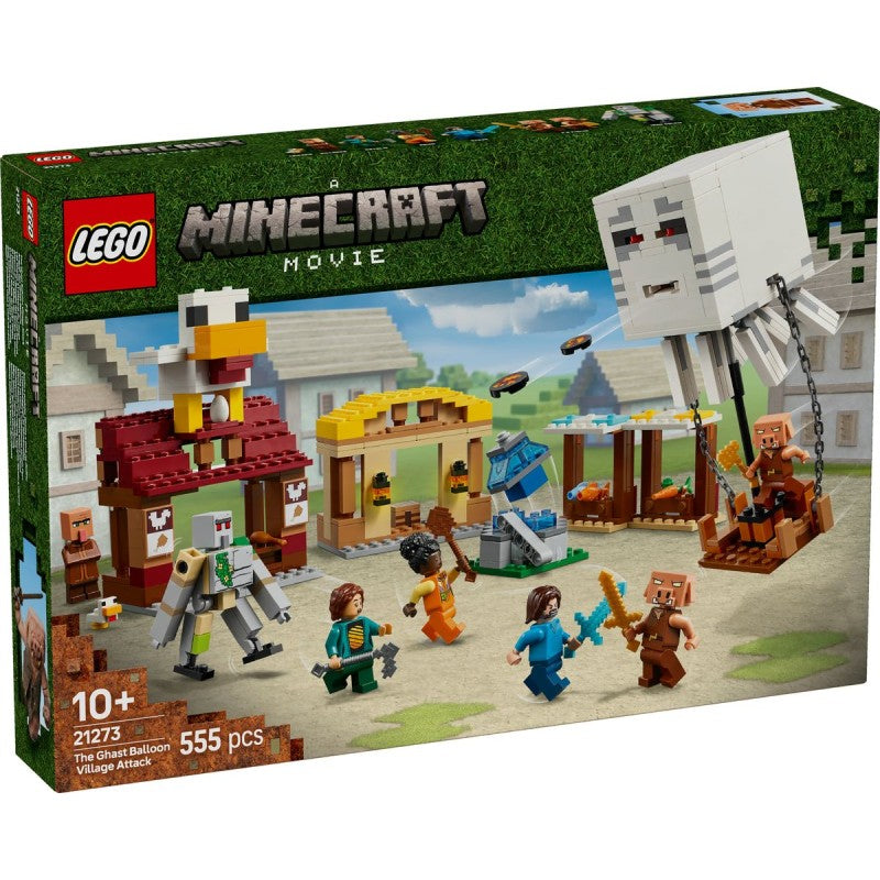 Attacco Al Villaggio Del Ghast-Pallone - Lego Minecraft 21273