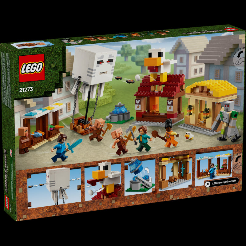 Attacco Al Villaggio Del Ghast-Pallone - Lego Minecraft 21273
