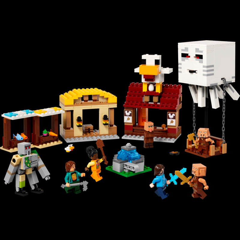 Attacco Al Villaggio Del Ghast-Pallone - Lego Minecraft 21273