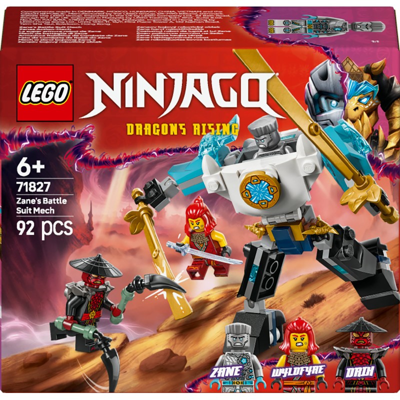 Lego 71827 Mech da battaglia di Zane Ninjago