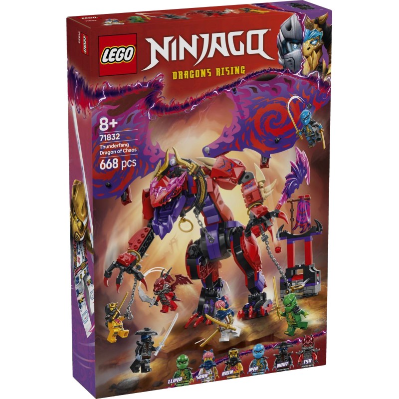 Lego® 71832 Thunderfang, Il Drago Del Caos