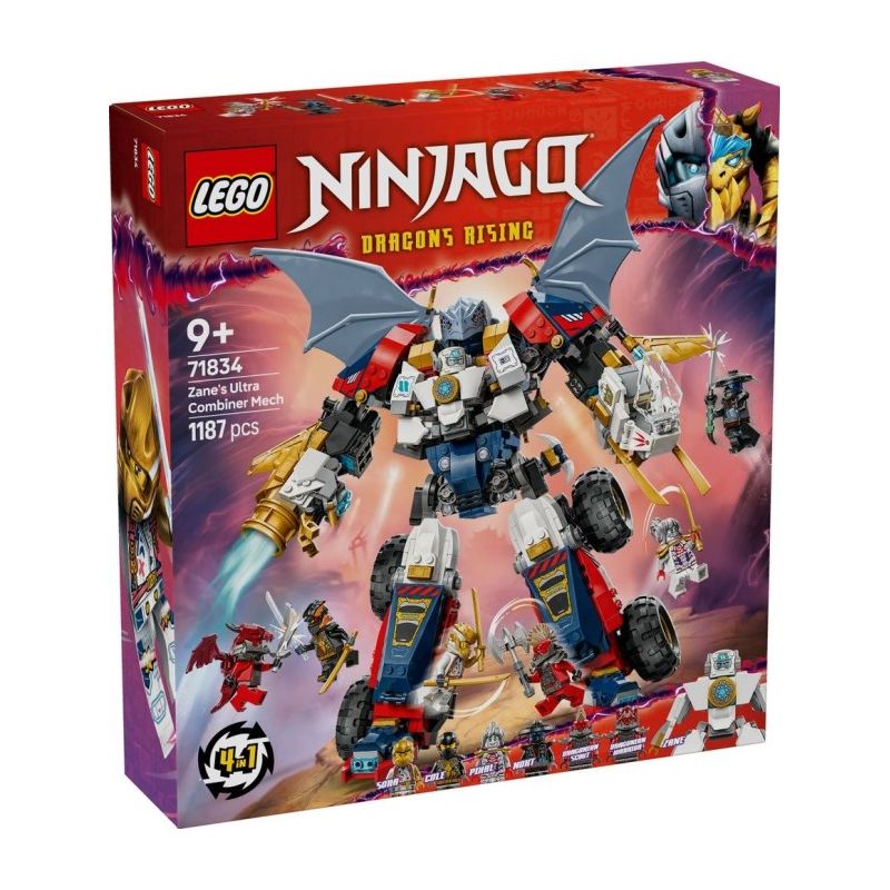Lego: 71834 - Ninjago - Mech Ultra Combinatore Di Zane