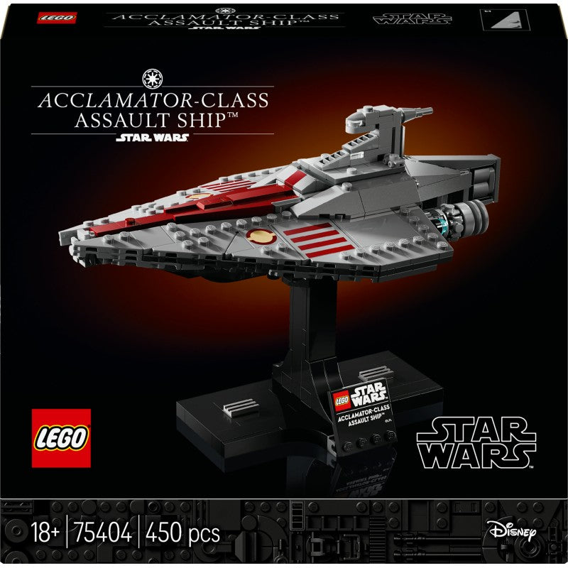 Lego 75404 Nave d’assalto di classe Acclamator Star Wars TM