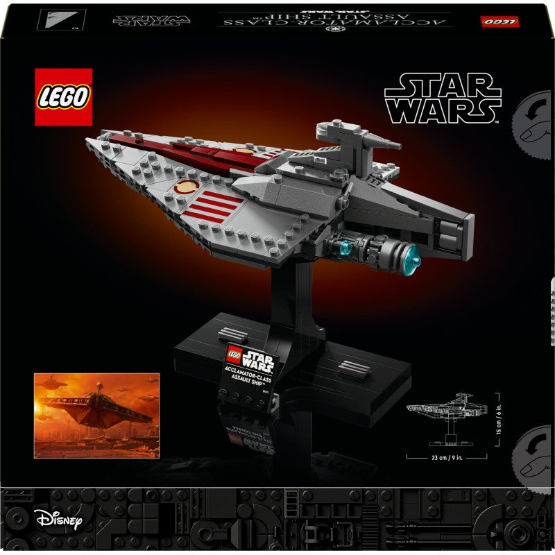 Lego 75404 Nave d’assalto di classe Acclamator Star Wars TM