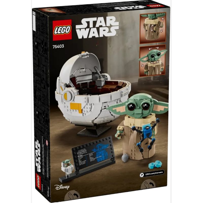 Lego 75403 Grogu™ e carrozzina Star Wars TM