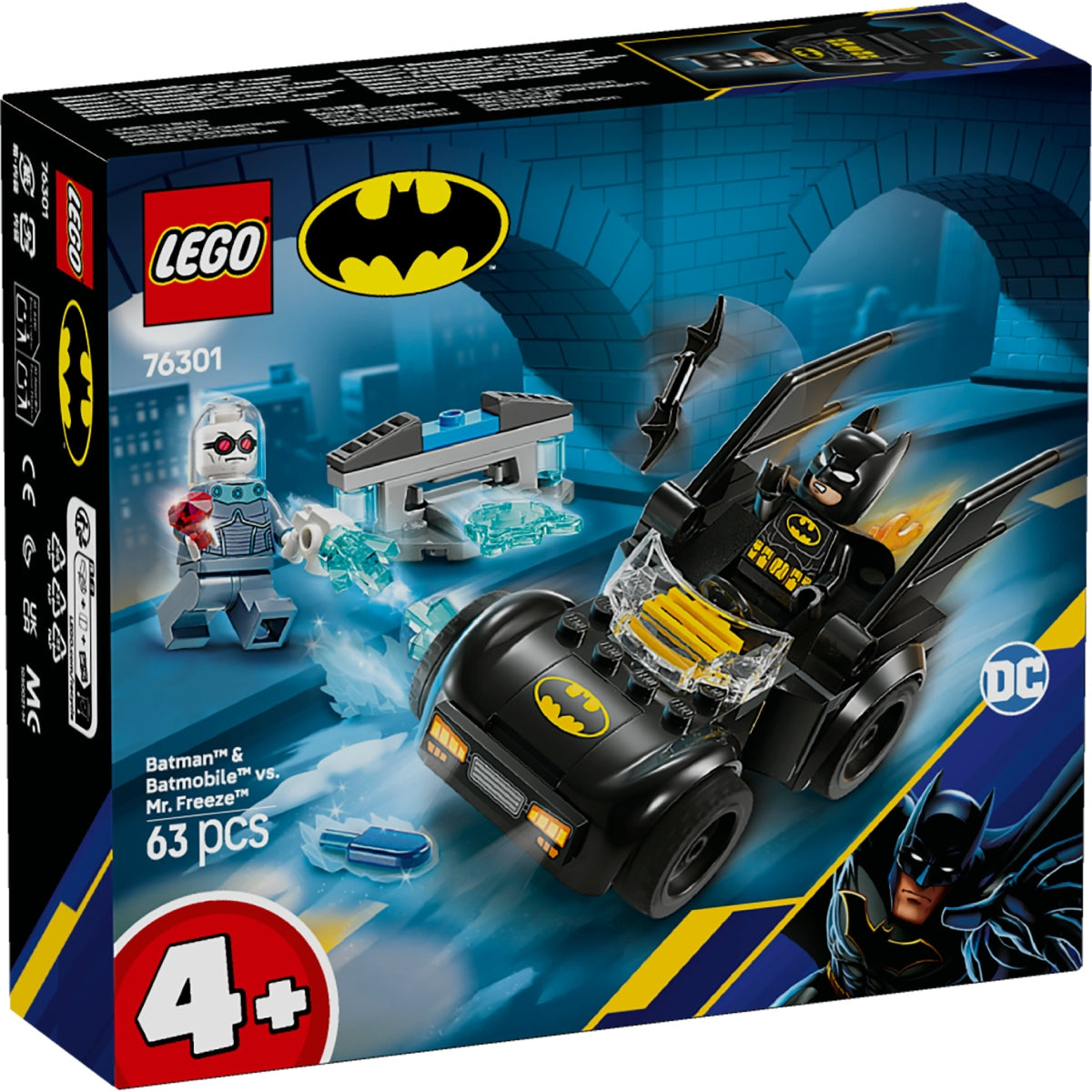 Lego 76301 Batman™ e Batmobile™ contro Mr. Freeze™ Super Heroes DC