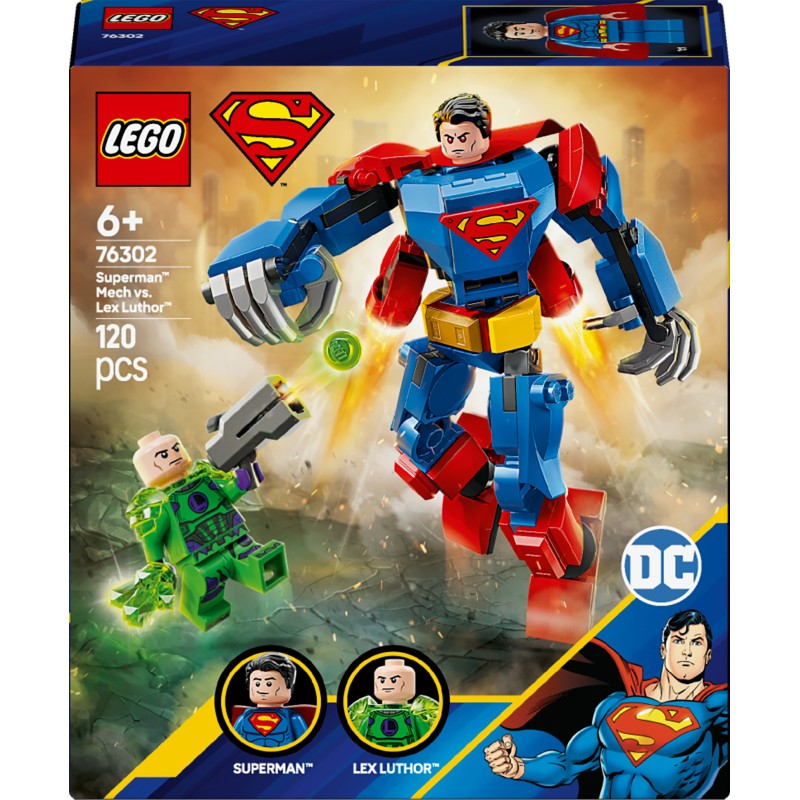 Lego 76302 Mech di Superman™ contro Lex Luthor™ Super Heroes DC