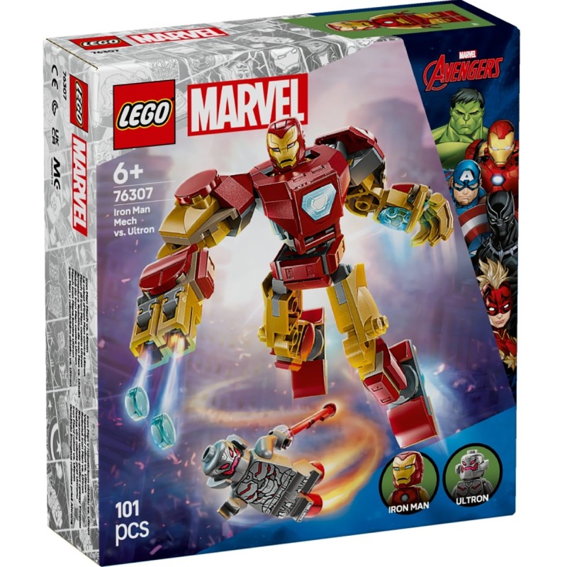 Lego 76307 Mech di Iron Man contro Ultron Super Heroes Marvel