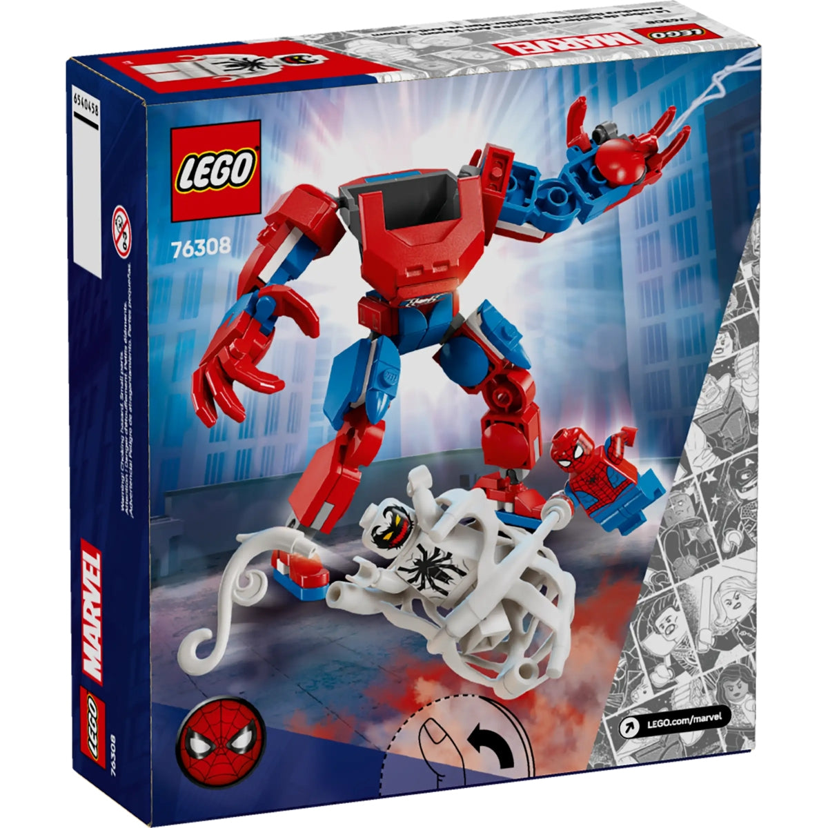 Lego 76308 Mech di Spider-Man contro Anti-Venom Super Heroes Marvel