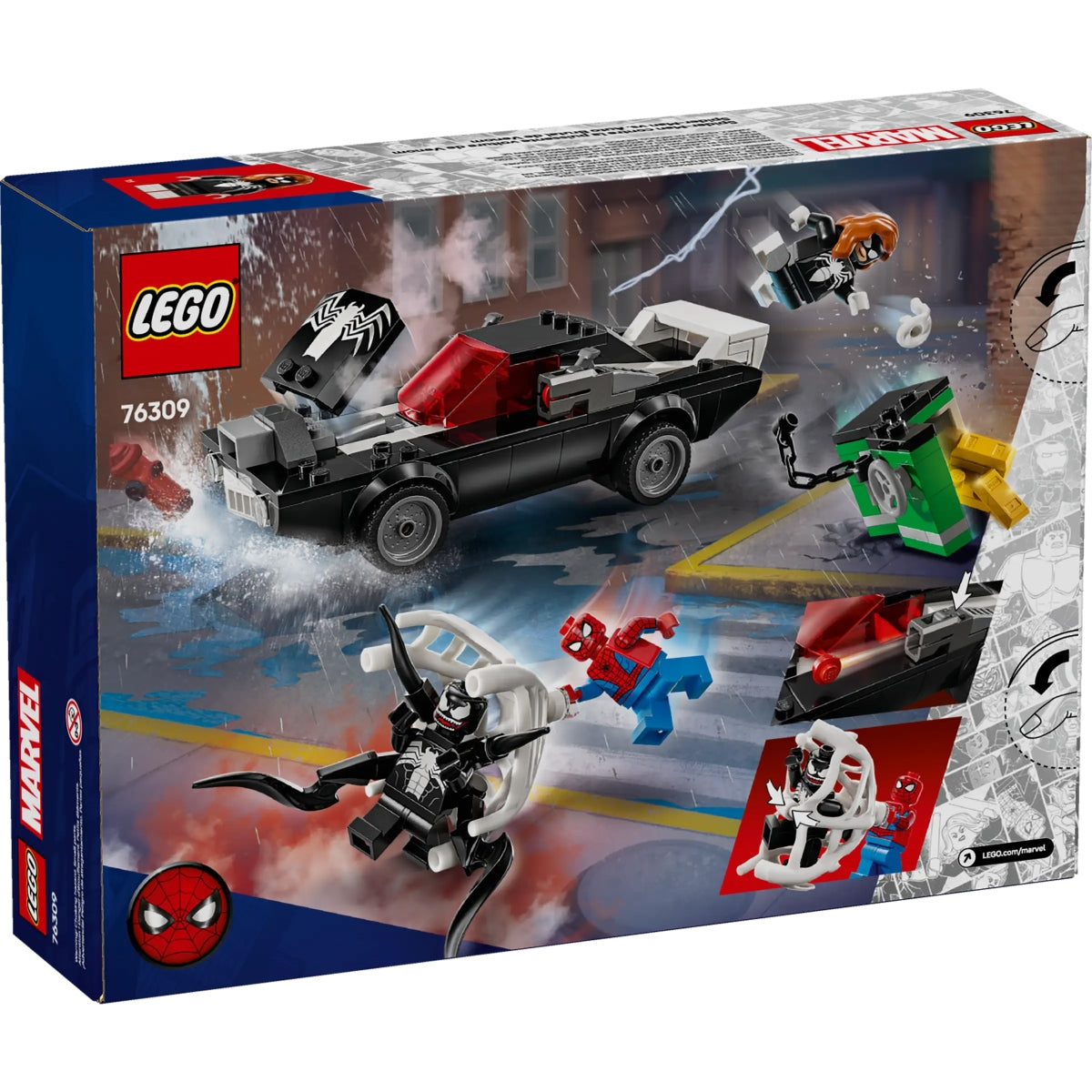 Lego 76309 Spider-Man contro Muscle Car di Venom Super Heroes Marvel