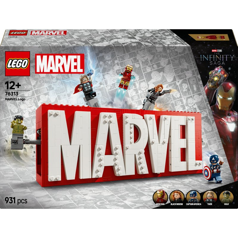 Lego 76313 Logo e Minifigure MARVEL Super Heroes Marvel